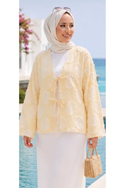 Genel Markalar Çizgili Kimono