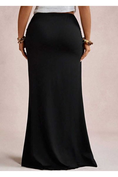 LİMMODA Fusta maxi din lycra, mărime mare