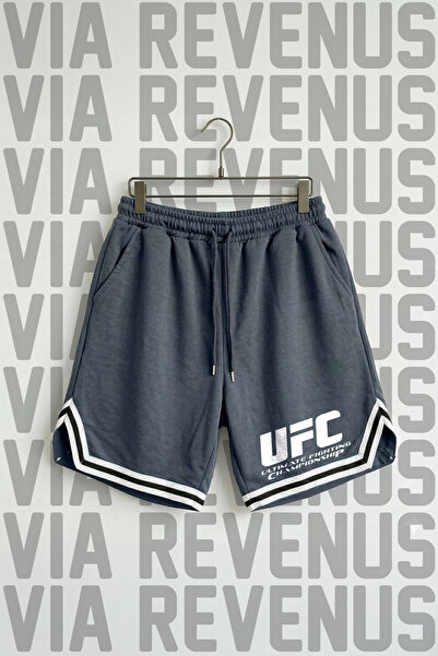 Vordevia Ufc Ultimate Printed Unisex Vortex Fabric Sports Training Shorts wit...