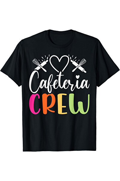 17 seramik Worker Crew School Cook Lunch Lady Squad T-Shirt 180g, Food Cafete...