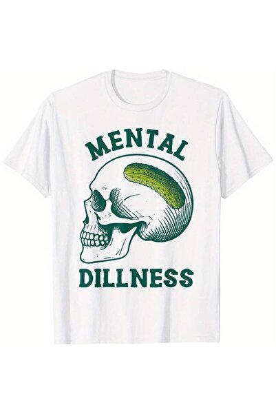 2mcup تي شيرت Lover Skull Pickle Queen Mental A Dillness، مريح للارتداء في ال...