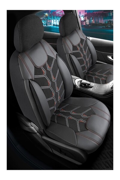 barototuning Renault Clio 4 Luxury Linen Car Seat Cover Set of 5
