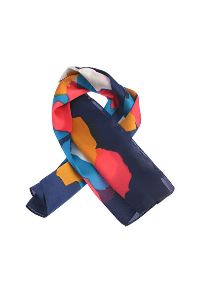 meli melo Esarfa eleganta cu imprimeu abstract multicolor