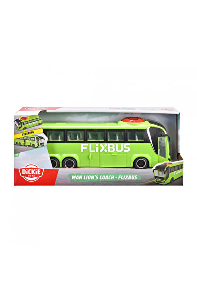 Dickie Toys MAN Λάιονς Λεωφορείο Ταξιδιών - FlixBus, 26,5 εκ., πράσινο