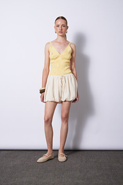 Nisan Cotton Balloon Shorts Natural