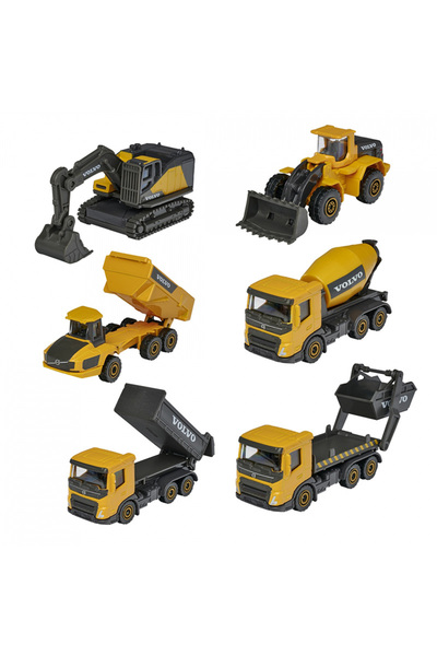 Majorette Mașini model, vehicule de construit VOLVO, 6 modele