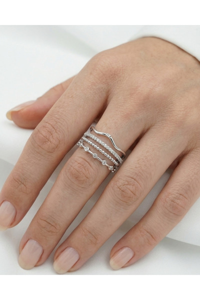 İris Jewelrys Çelik Aria Silver Yüzük