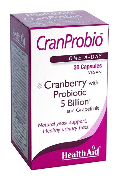Health Aid CranProbio, Συμπλήρωμα Διατροφής για το Ουροποιητικό, 30 caps