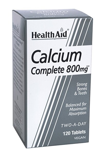 Health Aid Calcium Complete, Συμπλήρωμα Ασβεστίου για Δυνατά Οστά και Δόντια,...