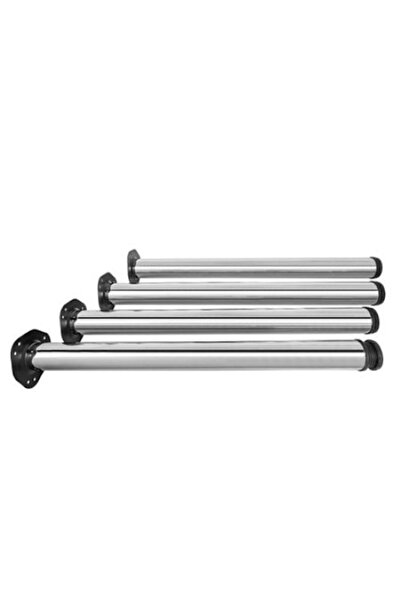 TamasMobili Set 4 picioare metalice cromate 60x710mm