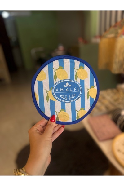 Kore yelpaze amalfi mavi