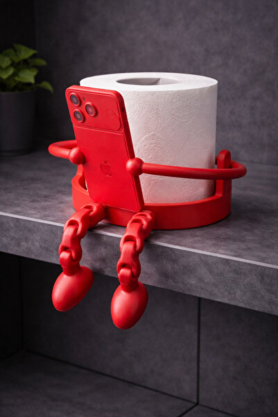 farist Phone Holder Toilet Paper Holder - Fun Bathroom Accessory - Decorative...