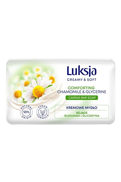 Luksja Sapun pentru maini/corp, Luksja, Cu glicerina si musetel, 90g