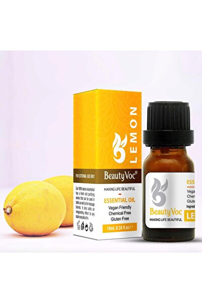 Beauty Voc زيوت عضوية وعشبية، 10 مل - زيت الليمون