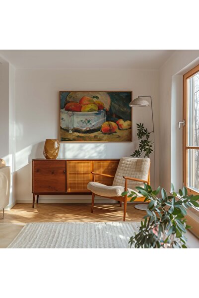 Pegziz Pictură cu natură moartă de Paul Gauguin, cu piersici | Decor de peret...