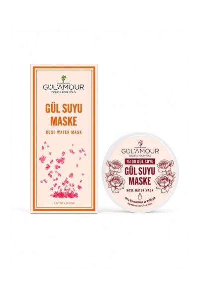 GÜLAMOUR Gül Suyu Maske - Kapsül Form ve Kolay Kullanım