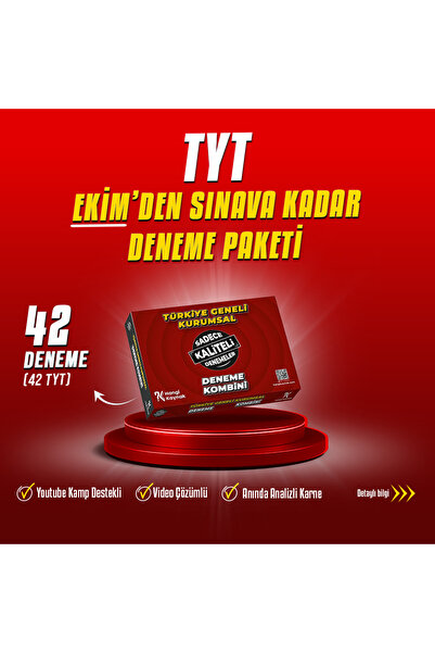 2027 TYT Ekim'den Sınava Kadar Deneme Kulübü