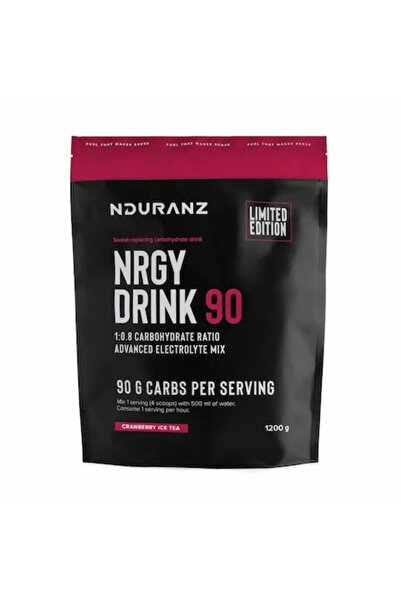 NDURANZ Carbohidrați pudră, Unit Drink 90g, ceai rece și merișoare