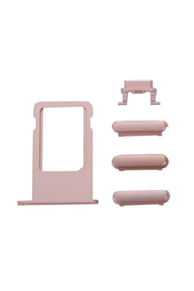 unbranded Πλαϊνά πλήκτρα και Βάση Sim για iPhone 7 Plus, Rose Gold
