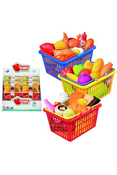 OEM Καλαθάκι Κουζινικά Μικρό Funny Food 16x12x9cm ToyMarkt 971274