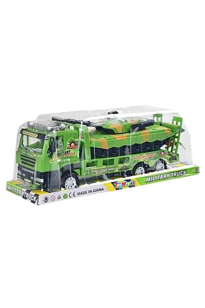 ToyMarkt Στρατιωτικό Φορτηγό Τριβής & Τανκ 42x16x13εκ. 902325