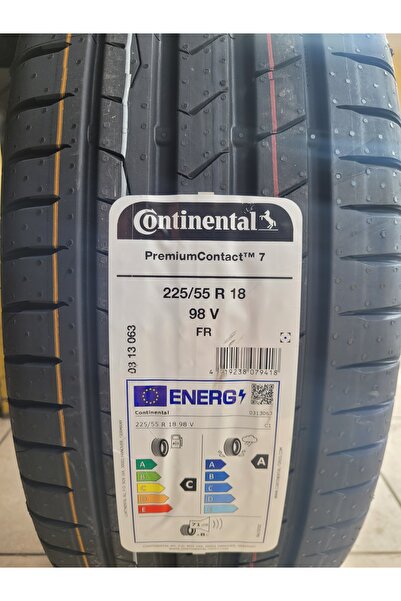 Continental 225/55R18 Premium Contact7 98V FR Set Olarak (4 Adet ) Yazlık 202...