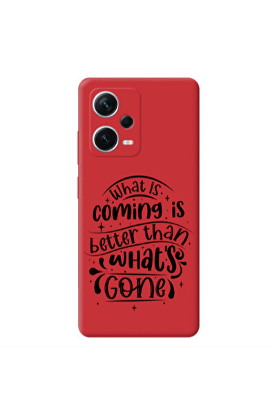 Other Xiaomi Poco X5 What is coming Red Colored Silicone TPU Θήκη