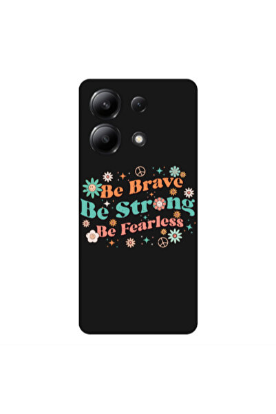 Other Xiaomi Redmi Note 13 4G Be Brave Black Colored Silicone TPU Θήκη