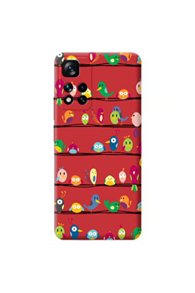 Other Xiaomi Redmi Note 11 Pro 5G birds Red Colored Silicone TPU Θήκη