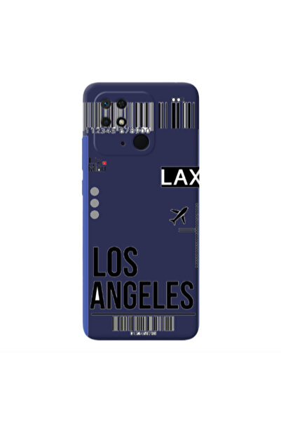 Other Xiaomi Redmi 10C Los angeles Dark blue Colored Silicone TPU Θήκη