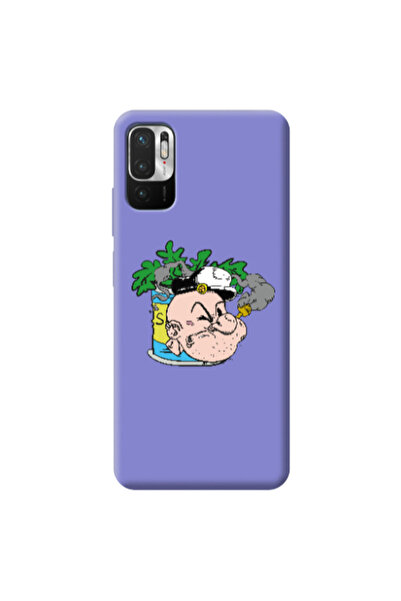 Other Xiaomi Redmi Note 10 Pro 5G Popeye Purple Colored Silicone TPU Θήκη