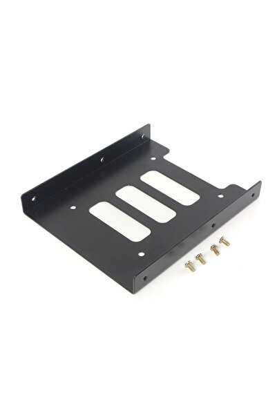 POWERTECH tray 3.5" για 2.5" HDD/SSD BRAT-003, μεταλλικό, μαύρο, 2τμχ