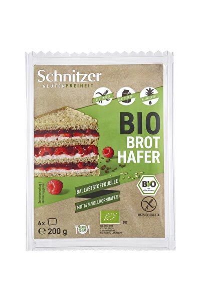 Schnitzer Paine din faina integrala de ovaz si fulgi de ovaz 6 felii fara glu...
