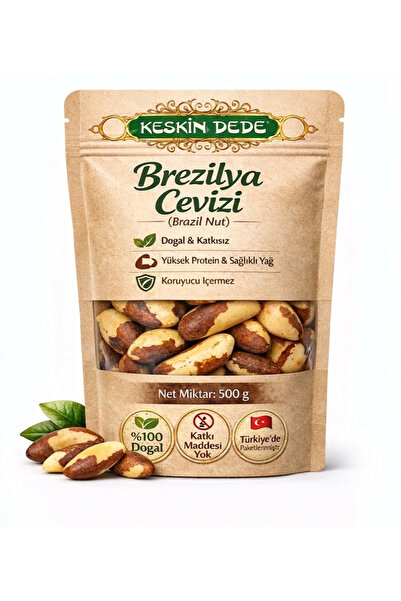 KESKİN DEDE Keskindede %100 Doğal Çiğ Brezilya Cevizi 500 g