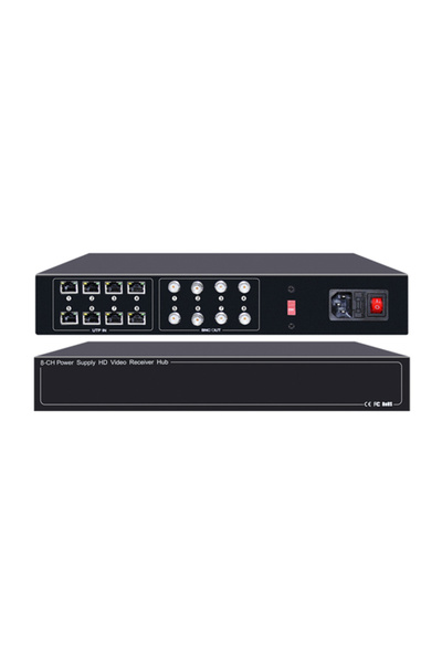 Folksafe Κέντρο δέκτη βίντεο και ισχύος FS-HD4608VPS12, 8 καναλιών