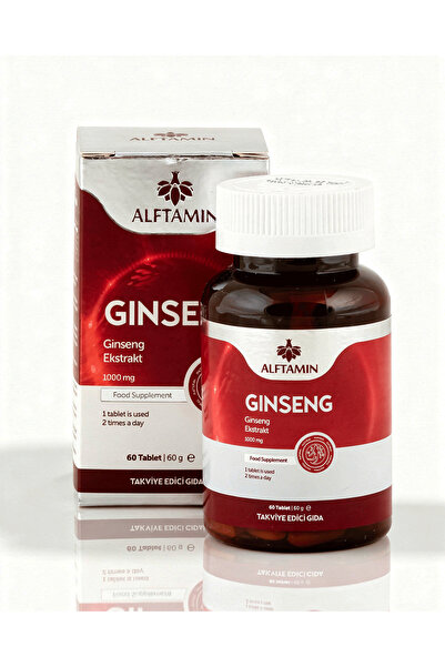ALFTAMİN Ginseng-Containing Supplement Food 1000 Mg 60 Capsules