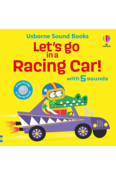 Usborne Carte sonoră, - HADEȘTEȚI ÎN O MAȘINĂ DE CURSE! + 12 luni