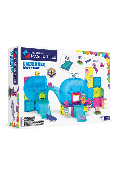 Magna Tiles MAGNA-TILES® - Undersea Adventure Manyetik Bloklar - 58 Parça