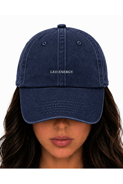 WeavedCo Leo Energy Embroidered Hat, Leo Sign Vintage Washed Baseball Cap (Le...