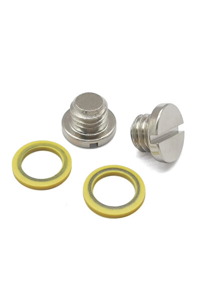 Choice 2 X Marine Drain Plug Screw Kits 10-79953Q2 for Mercury MERCRUISER Rep...
