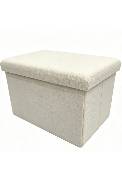 Bleco Multifunctional Fabric Foldable Storage Ottoman, Household Sitting Shoe...