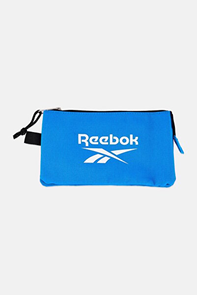 Reebok Kids Girl Brand Logo Pencil Pouch, Blue