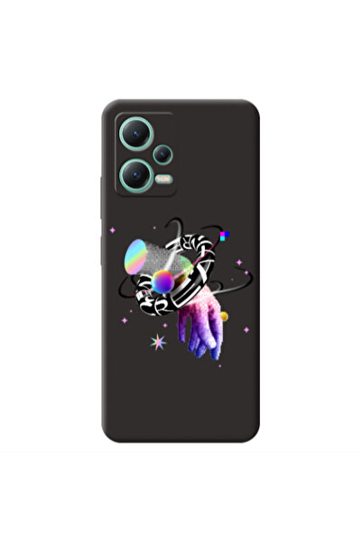 Other Xiaomi Redmi Note 12 Pro 5G Y2k Black Colored Silicone TPU Θήκη