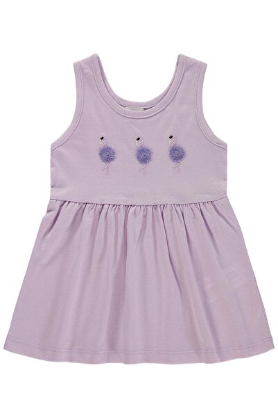 Civil Baby Flamingo Embroidery 6-18 Months Dress - Lilac