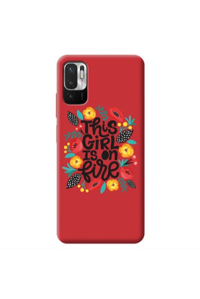 Other Xiaomi Redmi Note 10 Pro 5G This Girl Red Colored Silicone TPU Θήκη
