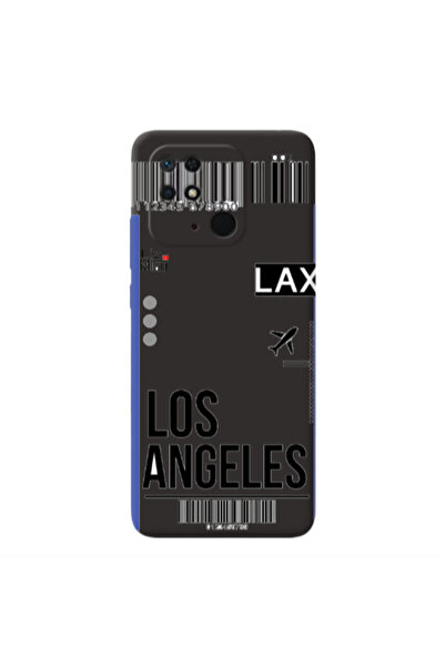 Other Xiaomi Redmi 10C Los angeles Black Colored Silicone TPU Θήκη