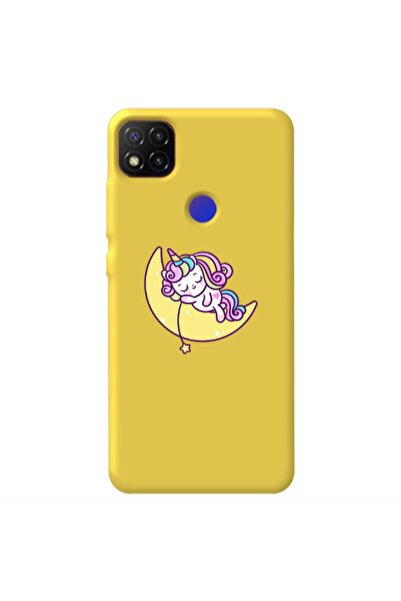 Other Xiaomi Redmi 9c Sleeping horse Yellow Colored Silicone TPU Θήκη