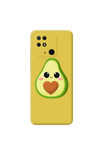 Other Xiaomi Redmi 10C Baby avocado Yellow Colored Silicone TPU Θήκη
