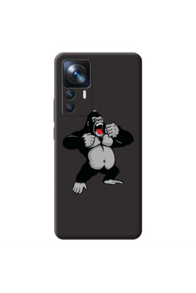 Other Xiaomi Mi 12T Angry Gorilla2 Black Colored Silicone TPU Θήκη
