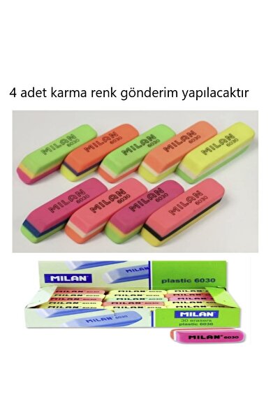 Milan 6030 Plastik Silgi (4 adet gönderilecektir)